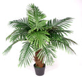 Artificial Princess Palm Tree 100cm Brown Natural Trunk