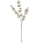 80cm Artificial White Eucalyptus Foliage Stem