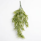 80cm Artificial Italian Ruscus Hanging Plant with Foliage Light Green