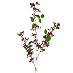 Artificial Red Christmas Berry Spray 80cm