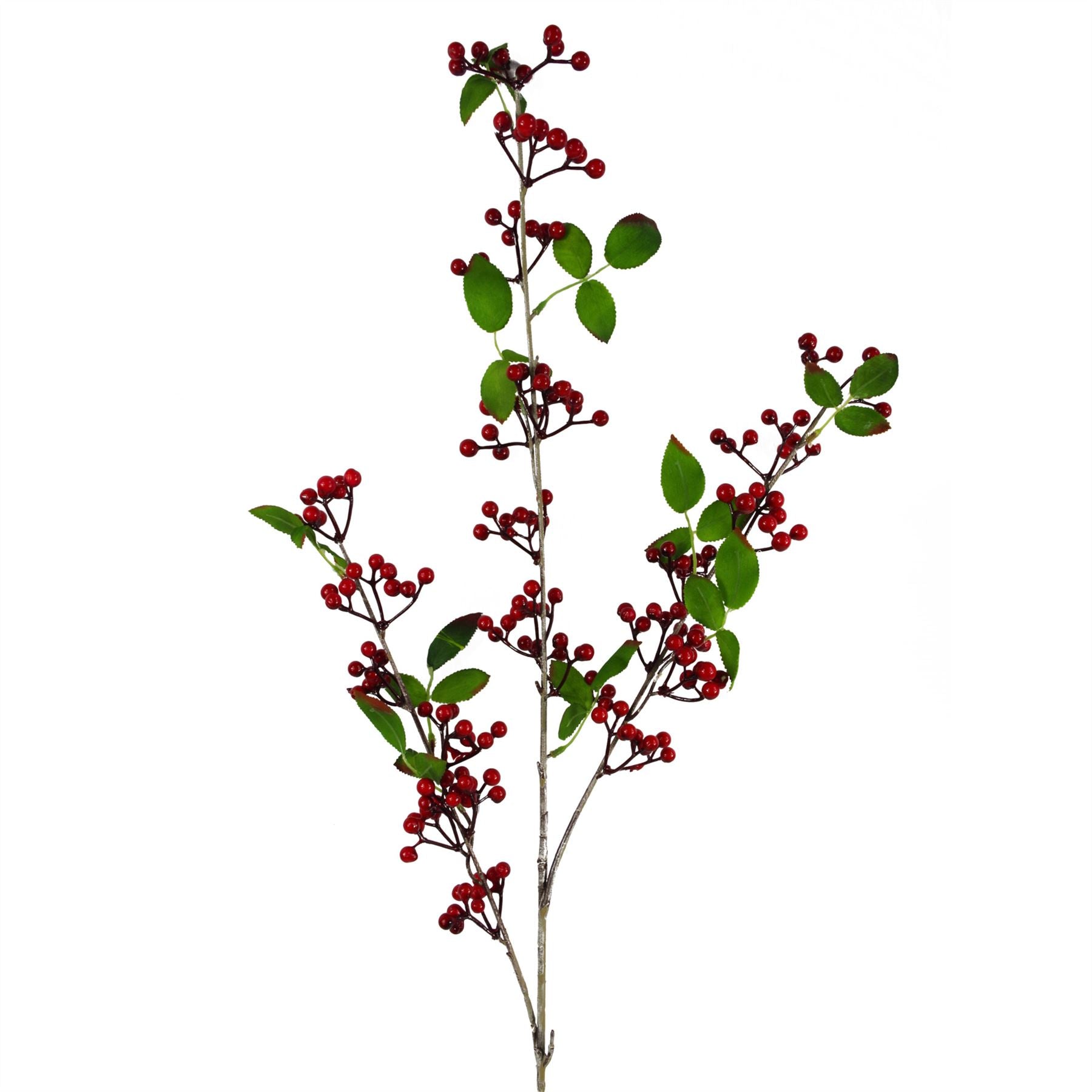 Artificial Red Christmas Berry Spray 80cm