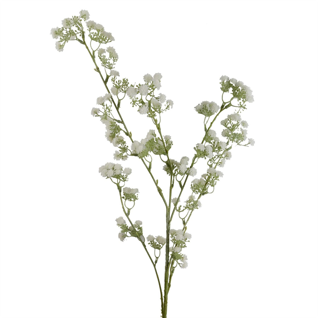 85cm Artificial Gypsophila White Stem