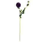 75cm Artificial Dahlia PomPom Flowers Purple