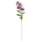 70cm Pink Artificial Carnation Stem 4 Flowers