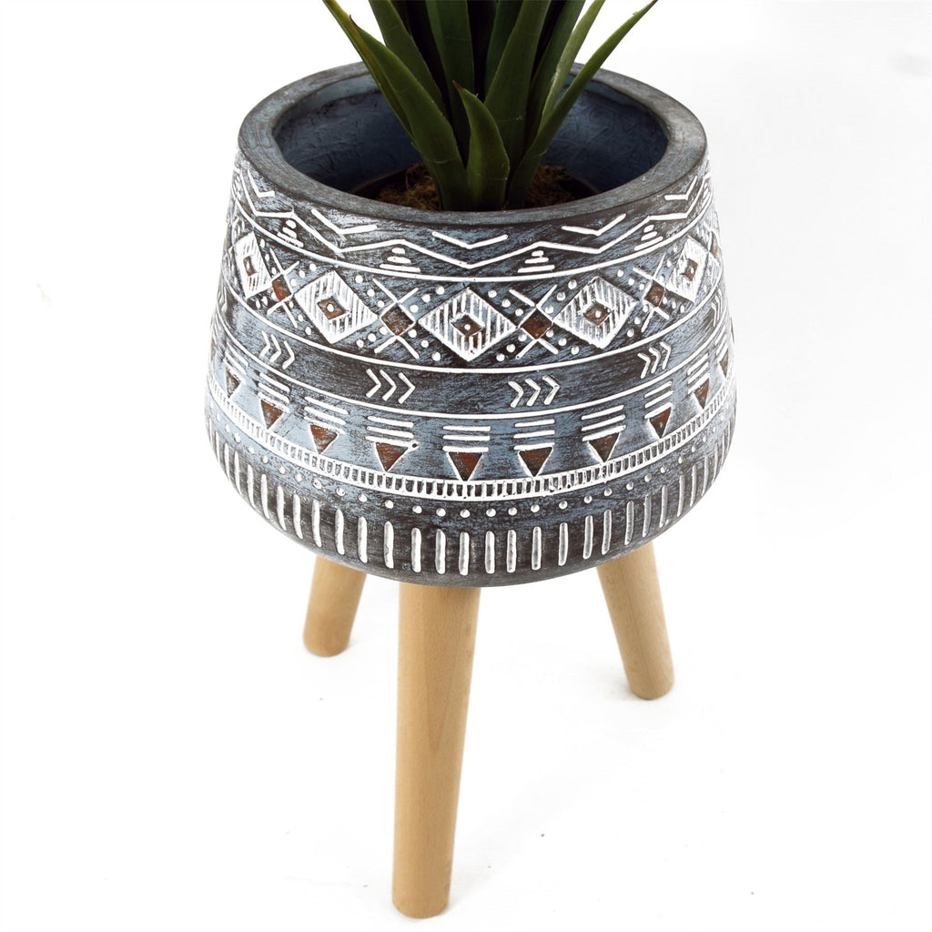 44cm x 26cm Aztec Blue Composite Large Planter
