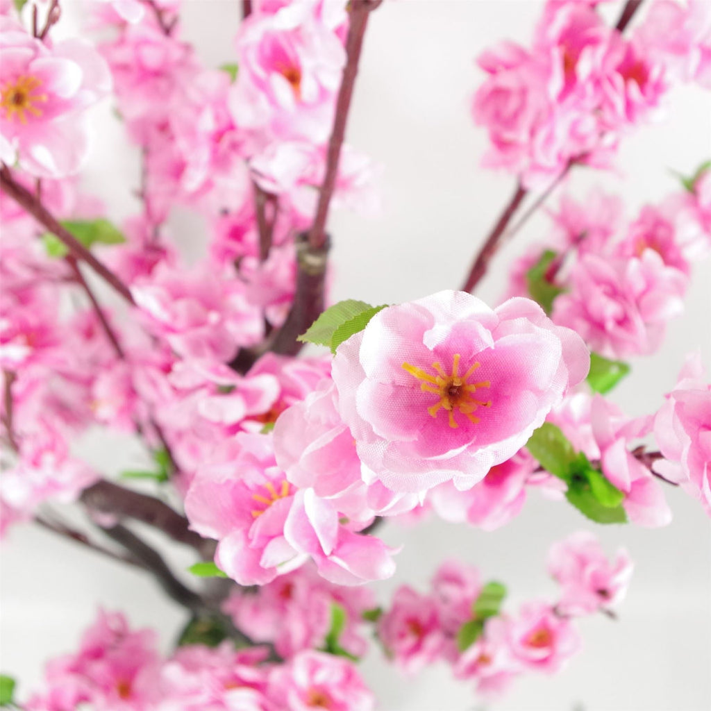 120cm Artificial Cherry Blossom Tree Potted Pink Silk Flowers