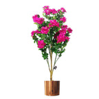 Leaf Planter Plant Pot with Polished Copper Finish 20 x 18cm