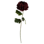75cm Artificial Extra Large Reflex Chrysanthemum Red