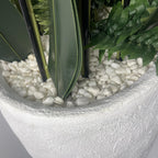 150cm White Orchid Potted Display Artificial