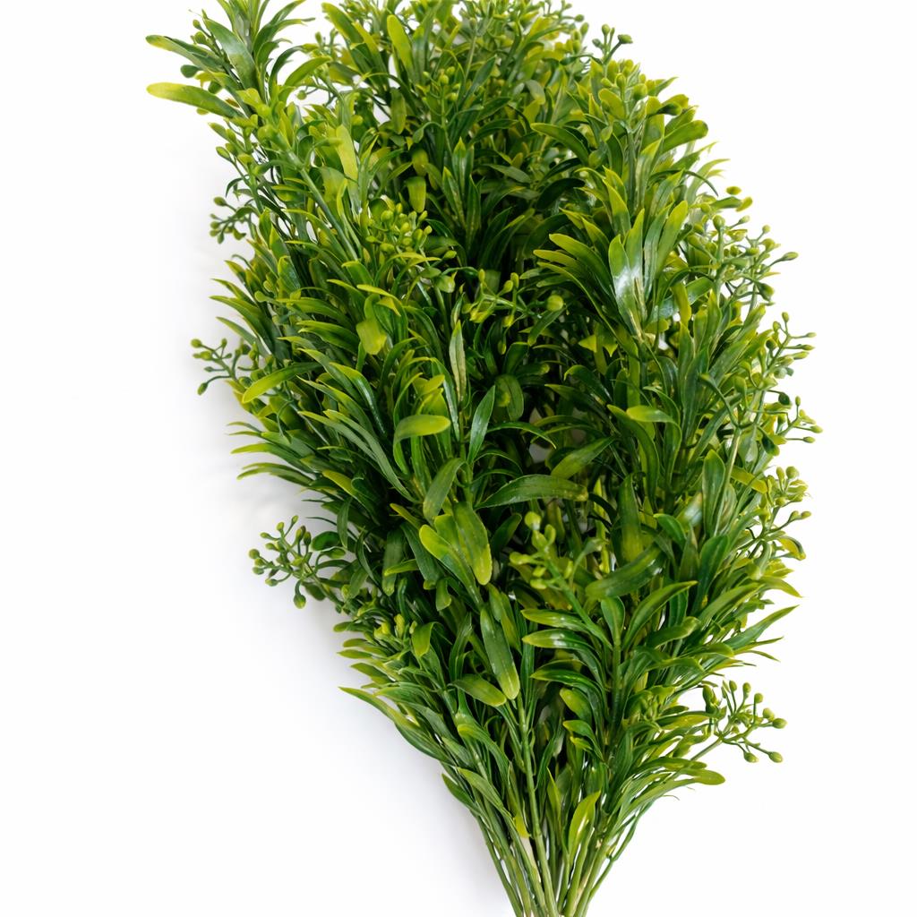 75cm Artificial Rosemary Style Foliage Bush Stem