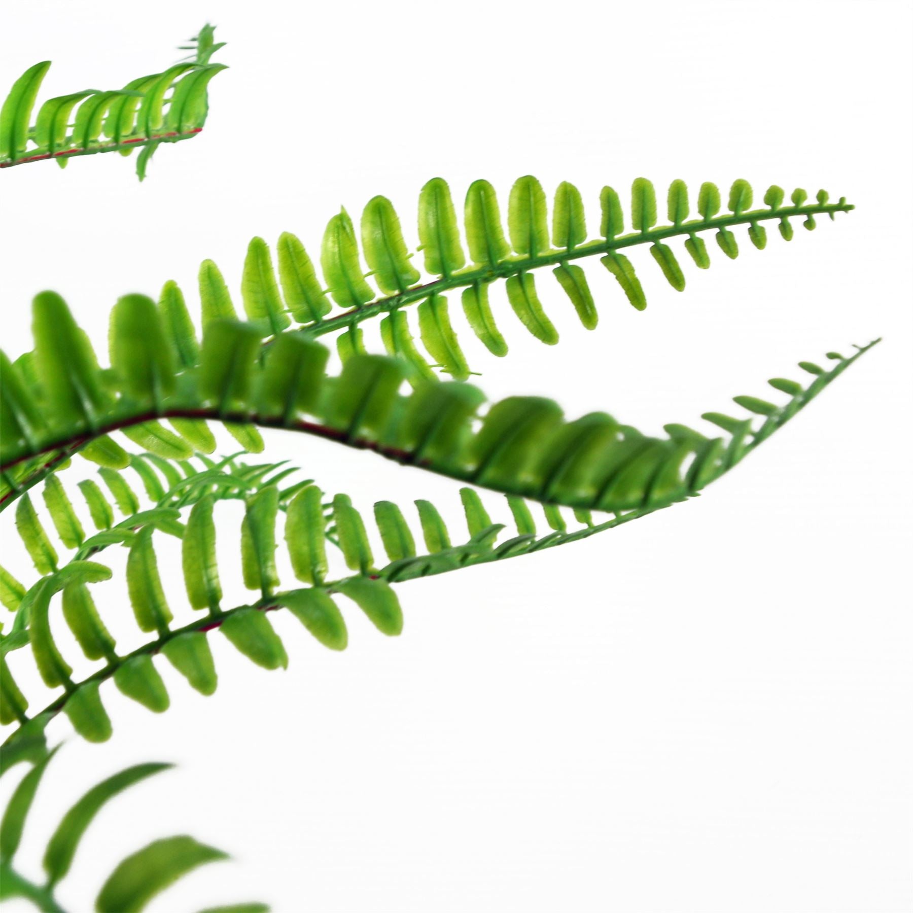 40cm Artificial Fern with Ceramic Planter Stand