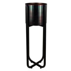 Large Black Planter Stand 62cm x 18cm