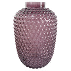 80cm Amethyst Vase Artificial Orchids and Foliage