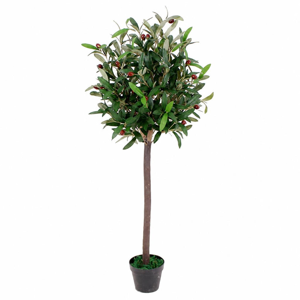 90cm Artificial Olive Bay Style Topiary Fruit Tree