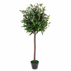 90cm Artificial Olive Bay Style Topiary Fruit Tree