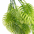 80cm Artificial Trailing Tropical Monstera Plant Light Green