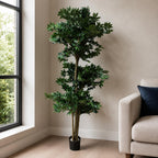 180cm Artificial Fire Retardant Lychee Ball Tree and Natural Trunk