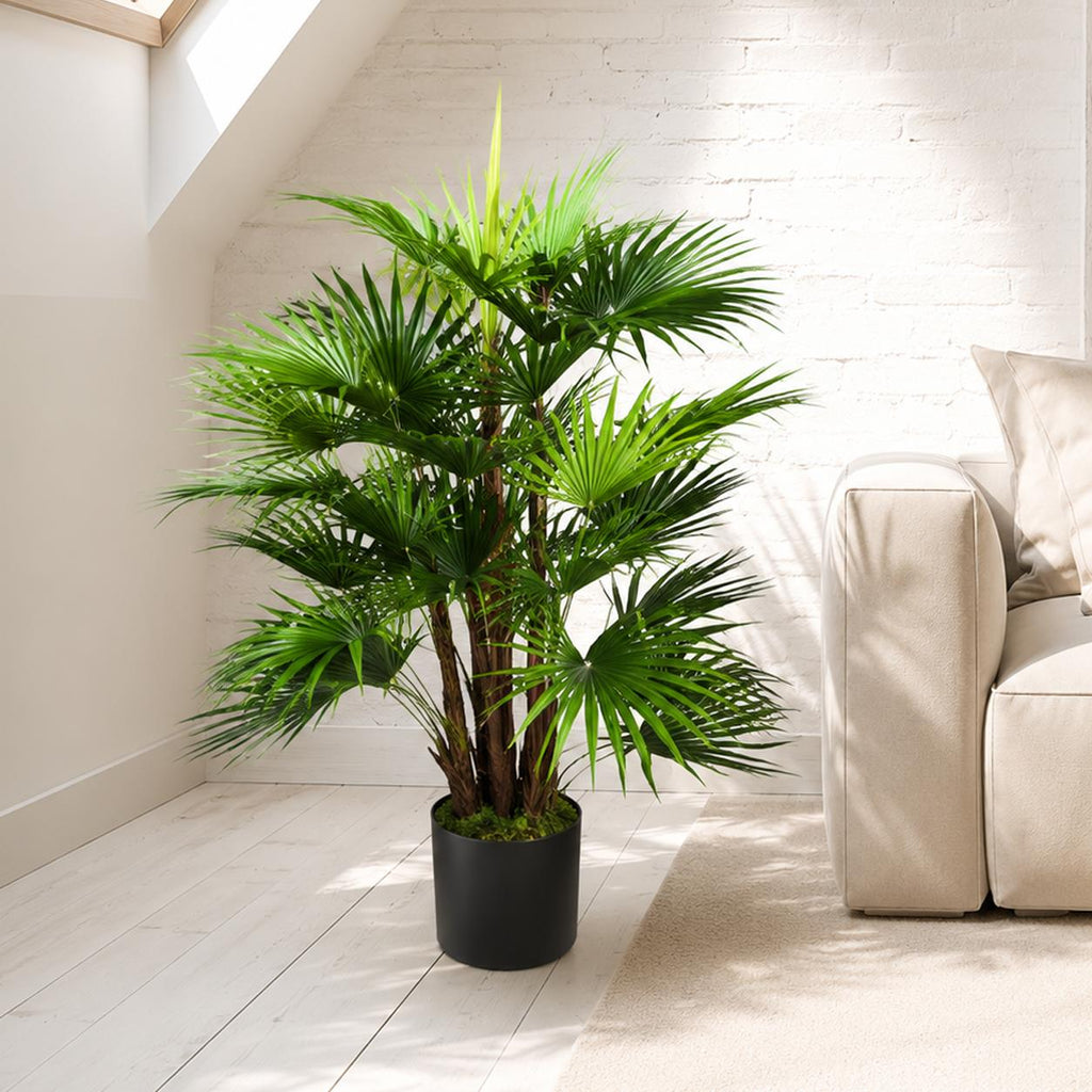 Artificial 90cm Fan Palm Tree