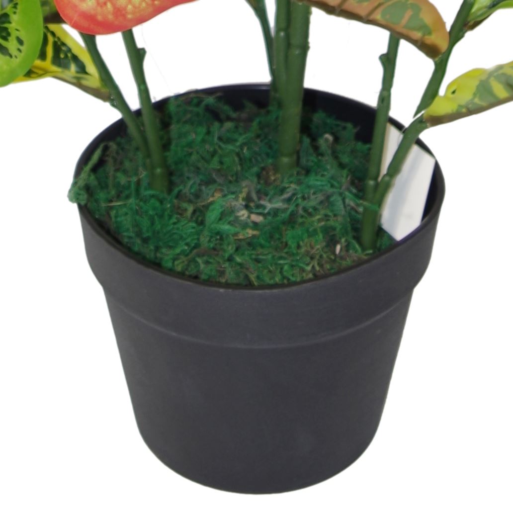 90cm Artificial Codiaeum Multicoloured House Plant