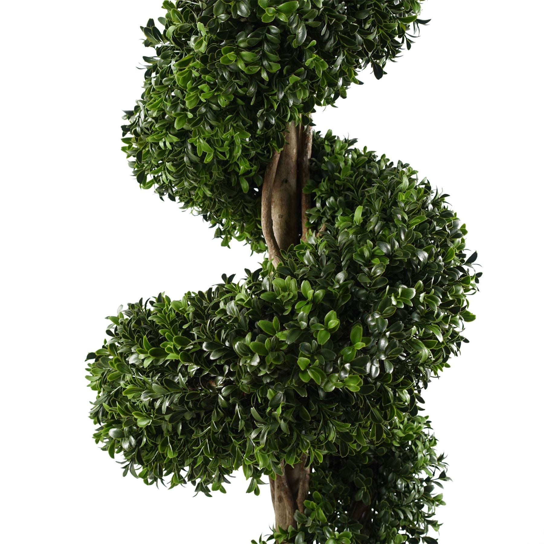 120cm Pair of Spiral Artificial Tree UV Resistant Outdoor Topiary
