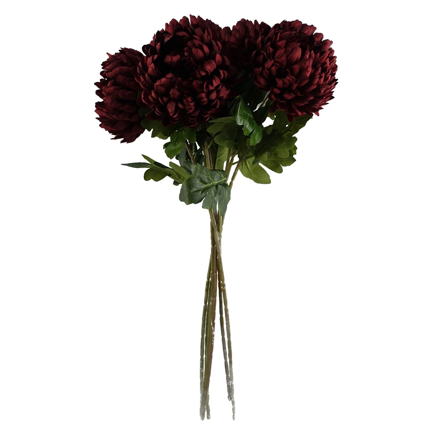 75cm Artificial Extra Large Reflex Chrysanthemum Red
