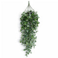 75cm Artificial Round Leaf Hanging Foliage Plant Soft Eucalyptus Green