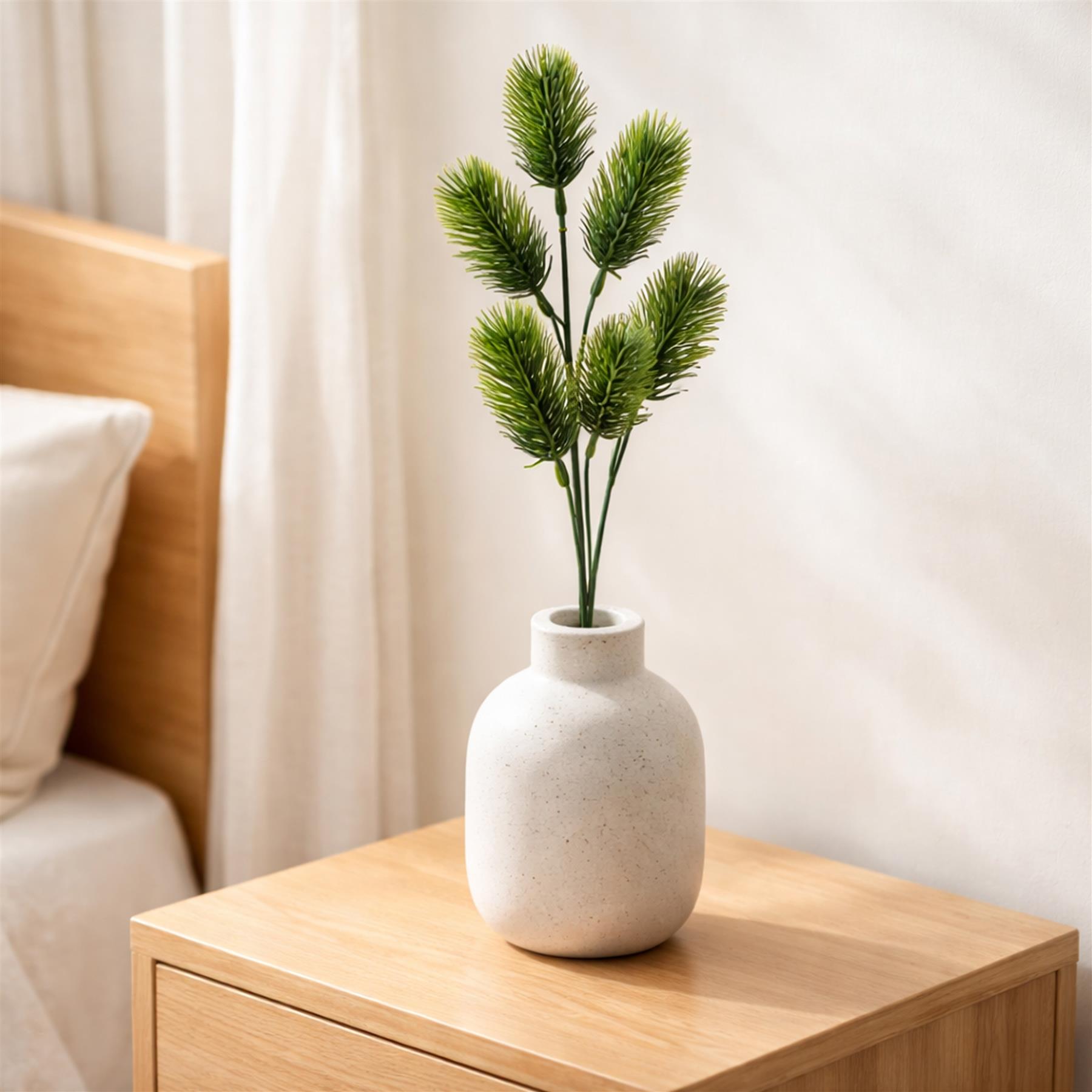 45cm Artificial Pine Cone Spray Stem