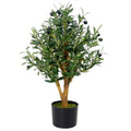 Artificial 65cm Luxury Olive Tree Bush Premium Range