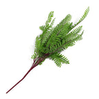 55cm Artificial Himilayan Maidenhair Fern Bush Light Green Plant