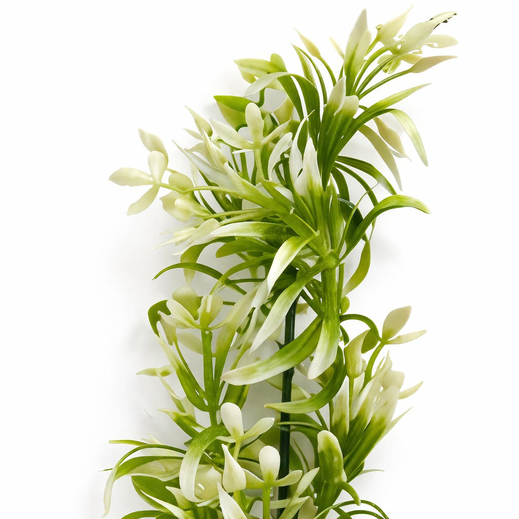 48cm Artificial White Blossom Spray Stem