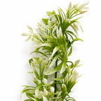 48cm Artificial White Blossom Spray Stem