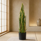 55cm Sansevieria Yellow Green Artificial Indoor Plant