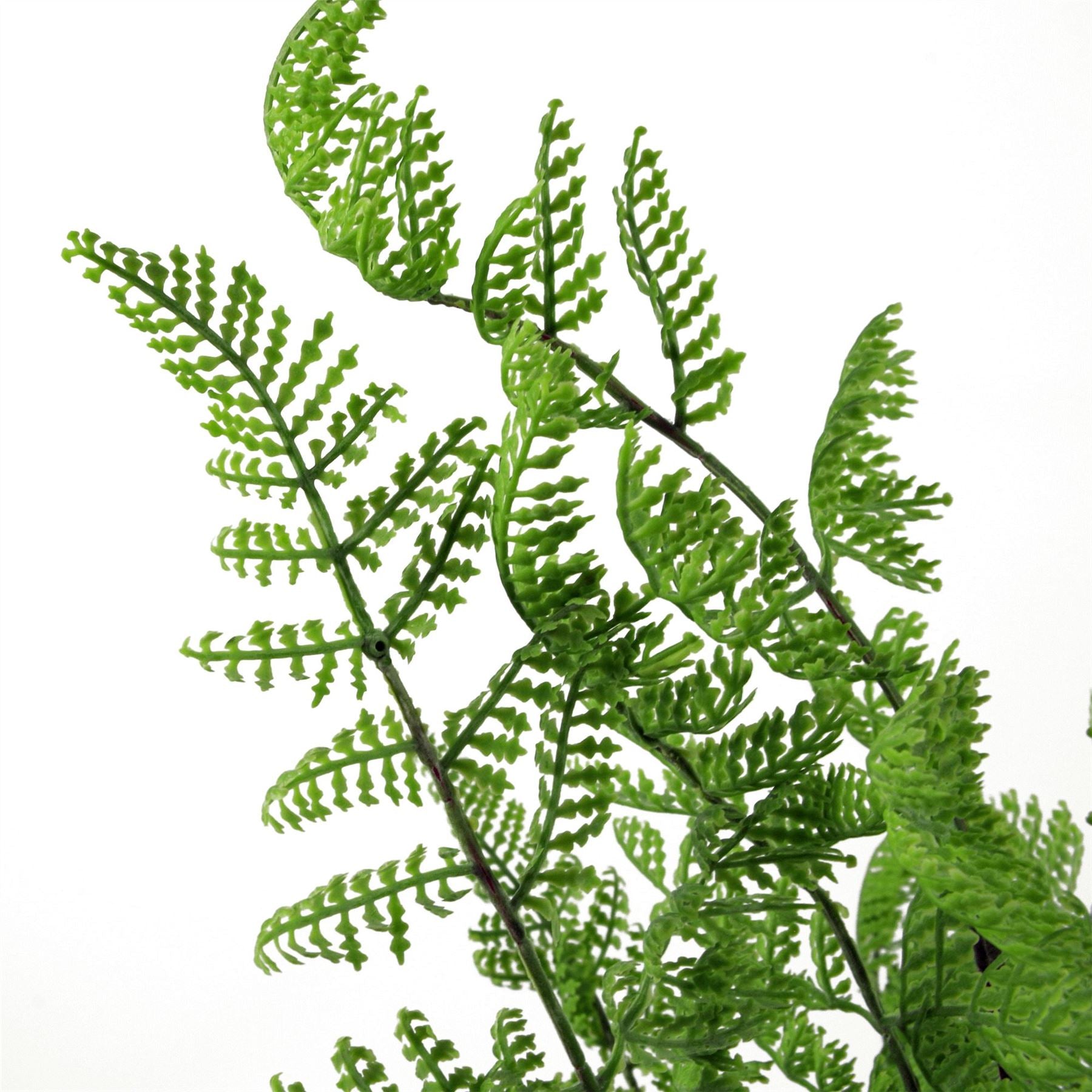 50cm Artificial Southern Wood Fern Bush Dark Green Plant