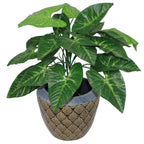 45cm Artificial Taro Plant 45cm Dark Taro