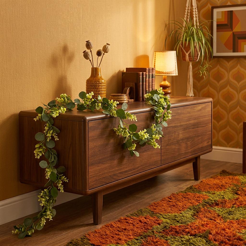 160cm Artificial Eucalyptus Garland Trailing Hanging Plant Faux Vine
