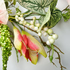 180cm Artificial Hanging Trailing Pink Lily Plant Garland