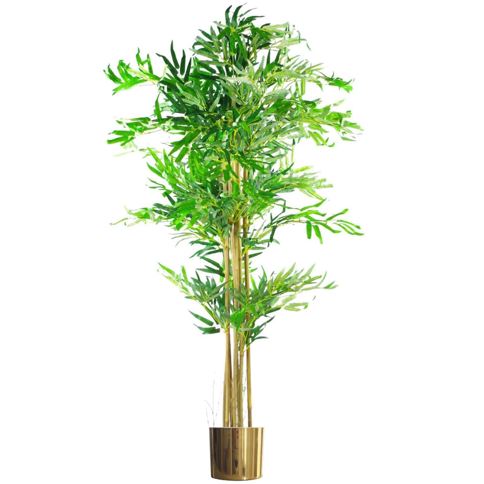 150cm Natural Look Artificial Bamboo Plants Trees XL with Gold Planter