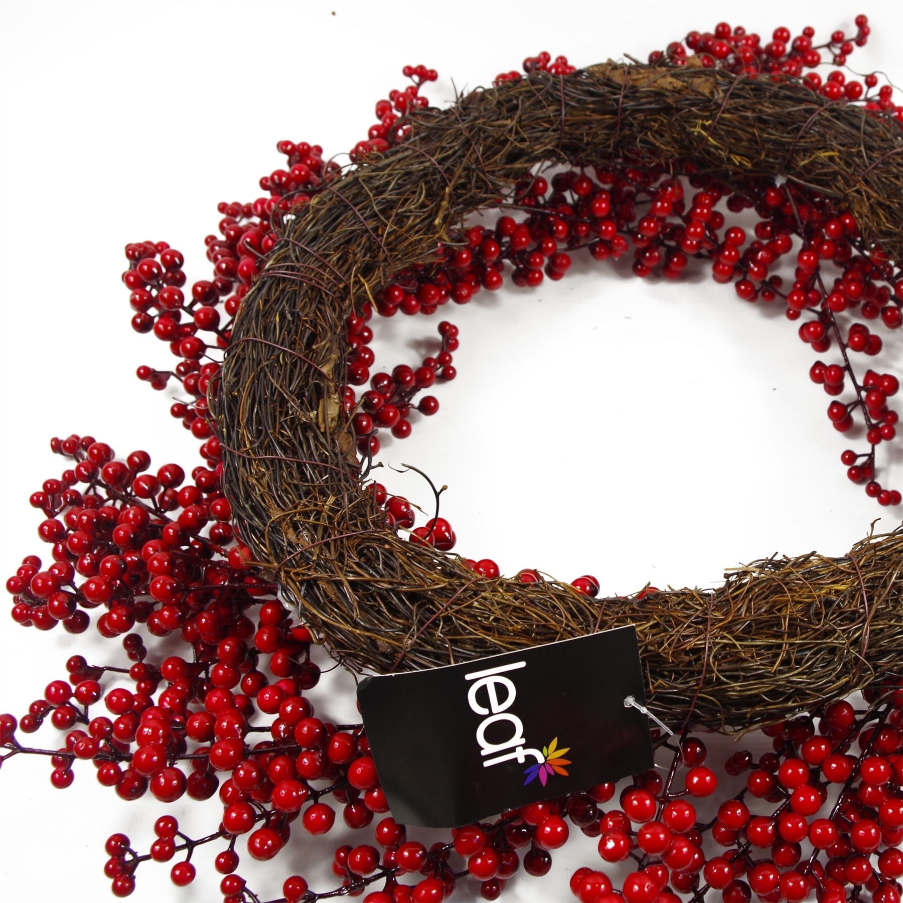 Artificial 60cm Large Luxury Christmas Red Berry Floristry Wreath
