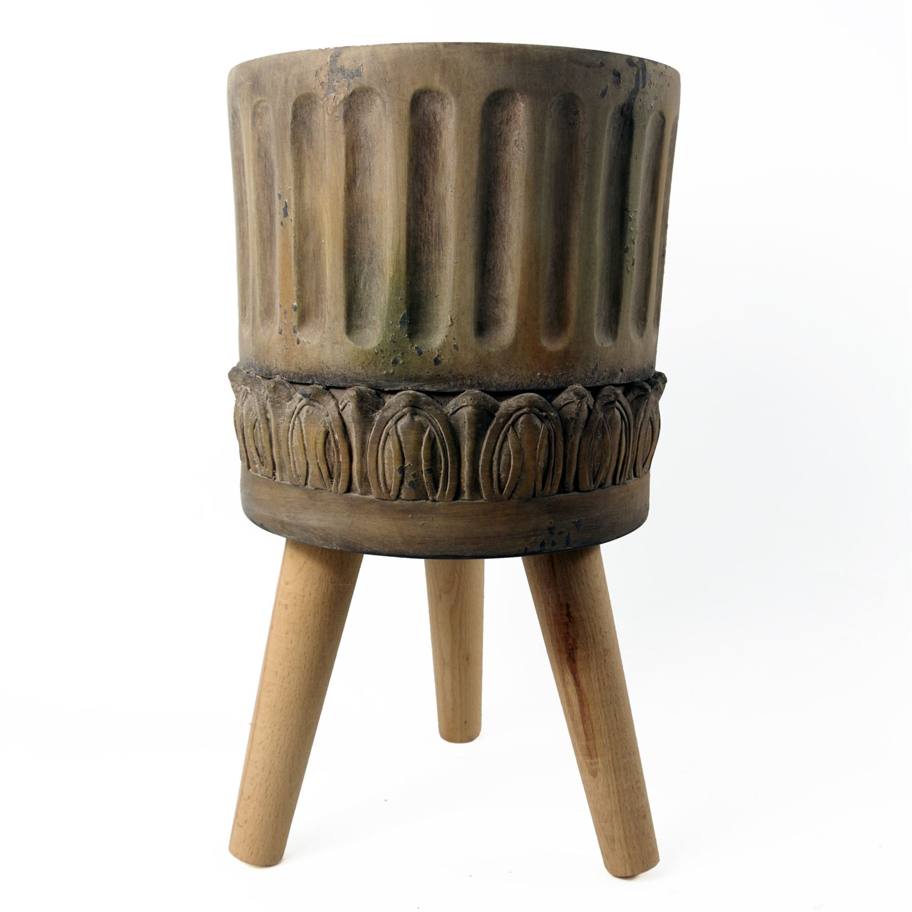 x 21.5cm Zandi Roman Composite Large Planter 40cm