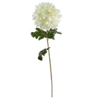 75cm Artificial Extra Large Reflex Chrysanthemum White