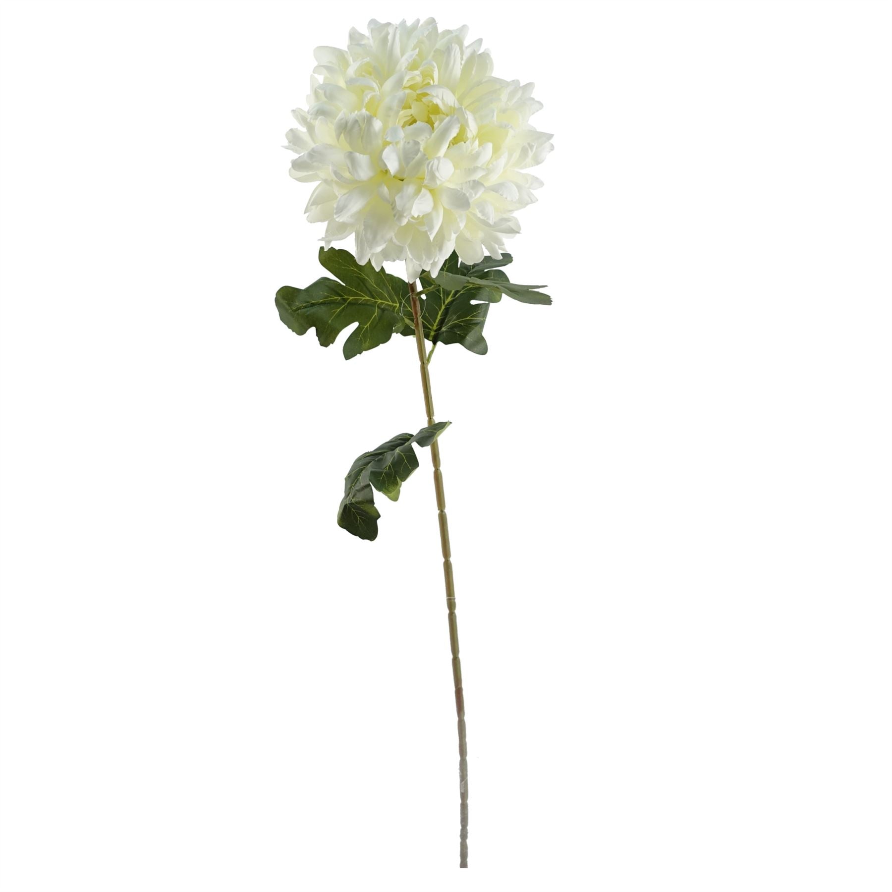 75cm Artificial Extra Large Reflex Chrysanthemum White