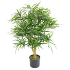 Artificial 100cm Dracaena Plant Tree with Pot Premium Range