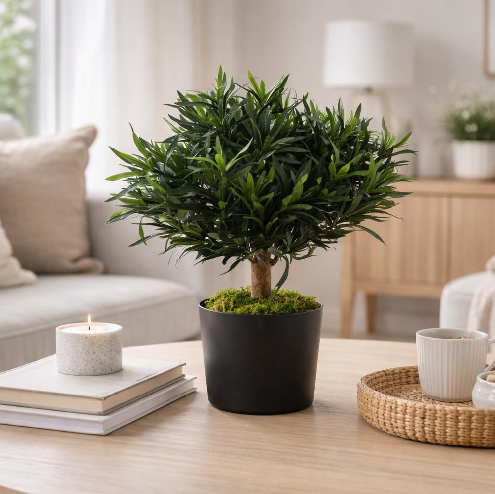 40cm Podocarpus Bush Artificial Plant