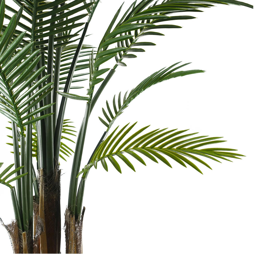 125cm Artificial UV Resistant Raphis Palm Tree Natural Trunk