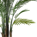 125cm Artificial UV Resistant Raphis Palm Tree Natural Trunk