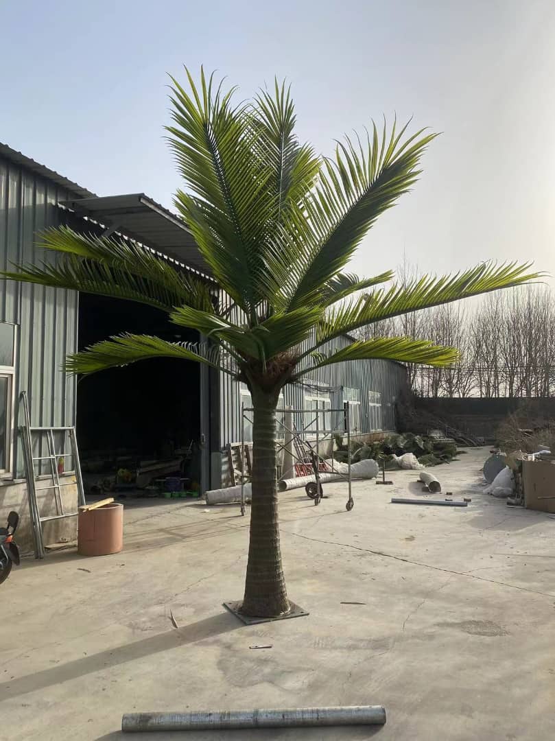 Konstgjord Royal Palm 4–7 m – RealTex™ UV-beständig Premiumpalm för Lobbyer & Resort