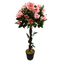 Artificial Pink Rose Tree Wedding Twisted Vine Detail 90cm