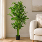 120cm Fat Leaf Artificial Bamboo Plants Trees XL