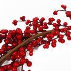 150cm Artificial Luxury Christmas Red Berry Floristry Garland