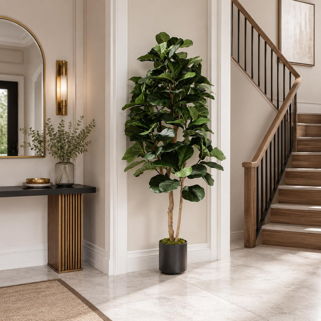 180cm Artificial Fiddle Fig Deluxe Tree